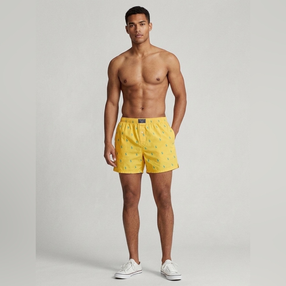 Ralph Lauren Yellow Pineapple Boxer Shorts size L